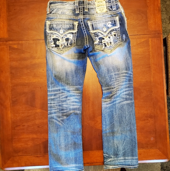 Mens Rock Revival Jeans - Picture 4 of 5